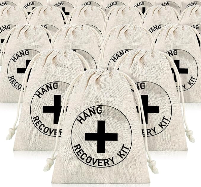 20 Pack Hangover Bag Gift Bags Bachelor Party Decorations 